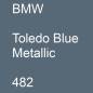 Preview: BMW, Toledo Blue Metallic, 482.